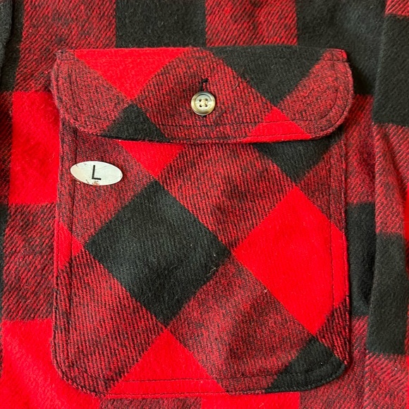 Vintage Osh Kosh B’Gosh Long Sleeve Plaid shirt, size Large - Picture 4 of 5